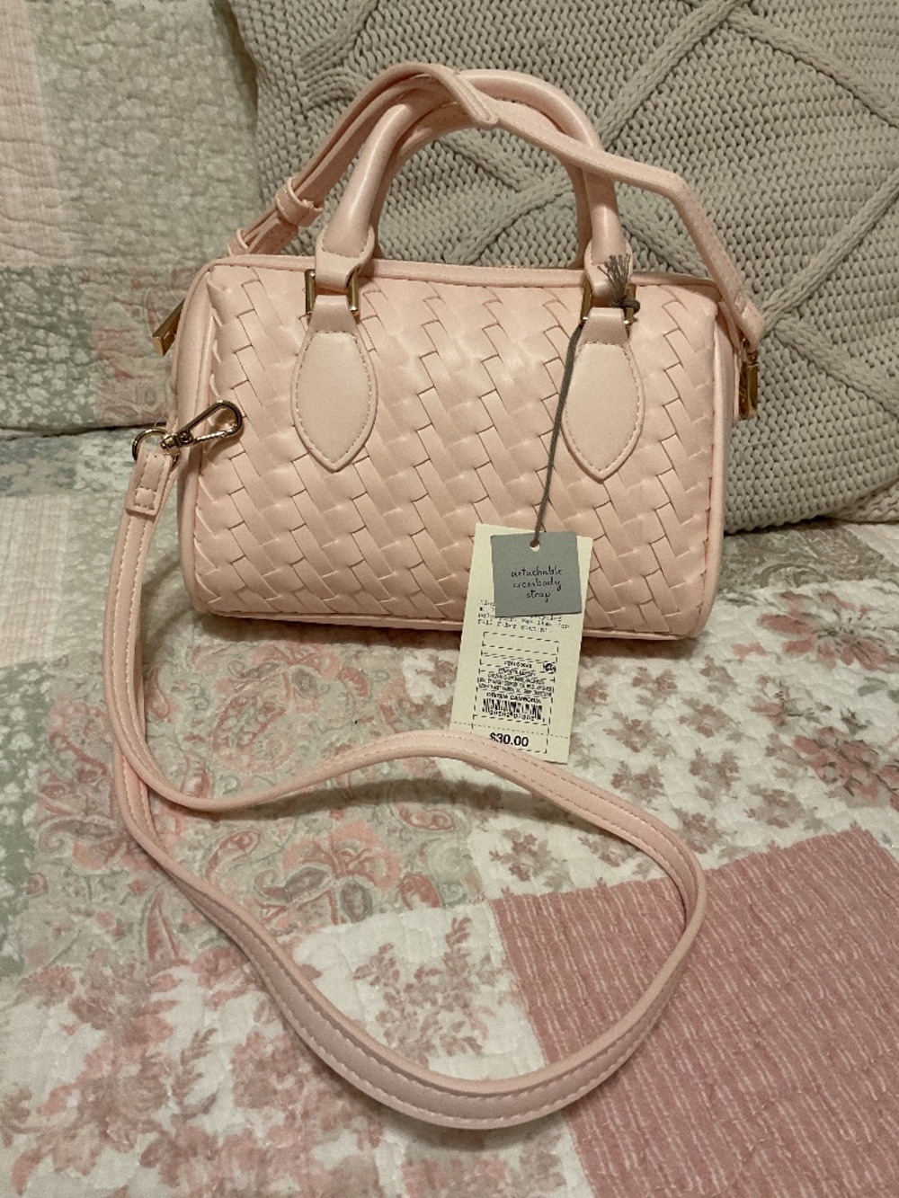 NWT a new day light pink purse